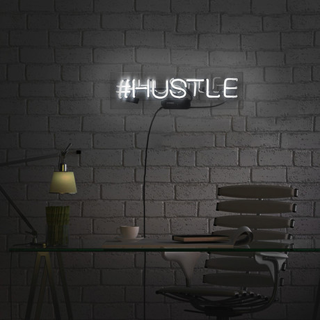 Hustle // Neon Sign