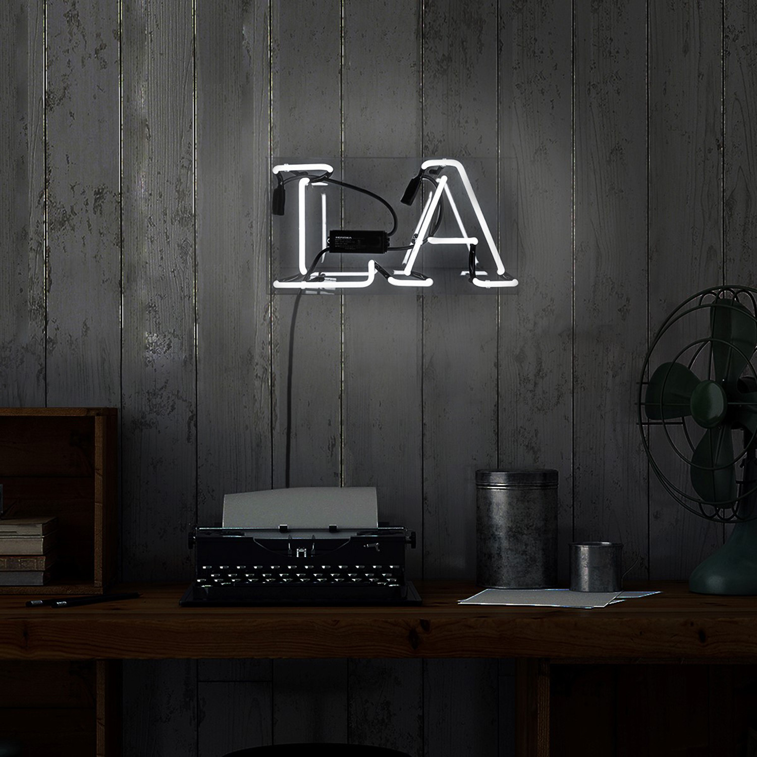 LA // Neon Sign Oliver Gal Artist Co. Touch of Modern