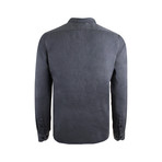 Emblem Long Sleeve Shirt // Mid Heather Grey (M)