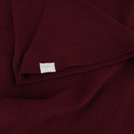 Emblem Polo Shirt // Burgundy (S)