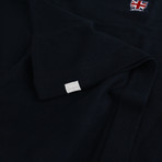 Emblem Polo Shirt // Navy (L)