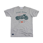 Motorcycles T-Shirt // Grey Marl (S)