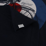 Motorcycle T-Shirt // French Navy (L)