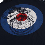 Motorcycle T-Shirt // French Navy (XS)