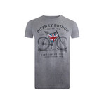 Vintage Cycling T-Shirt // Gray Marl (2XL)