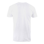 Target Distressed T-Shirt // White (L)