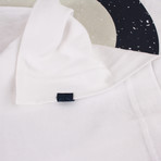 Target Distressed T-Shirt // White (M)