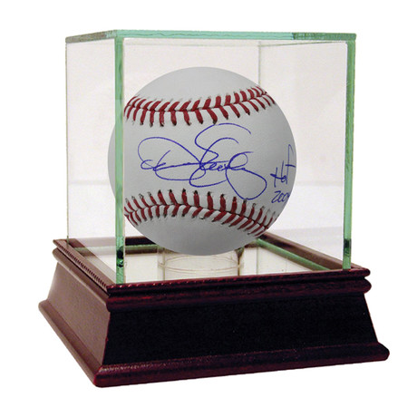 Signed MLB Baseball + HOF 2004 Inscription // Dennis Eckersley