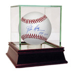 Signed MLB Baseball + HOF 15 Inscription // Pedro Martinez