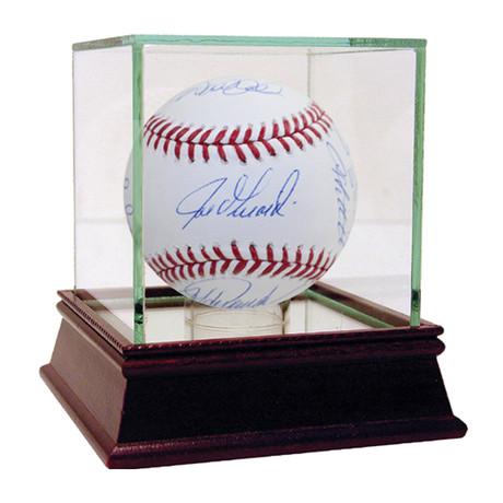 Signed 2009 World Series Logo Baseball // Yankees Team