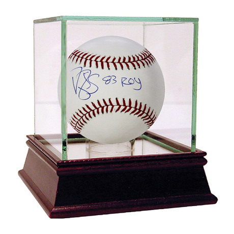 Signed MLB Baseball + 83 ROY Inscription // Darryl Strawberry