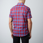 Something Still Short Sleeve Button-Up // Red (XL)