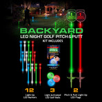 Backyard Night Golf Set // LED