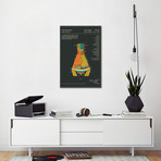 NASA Space Capsule Patent // Black (18"W x 26"H x 0.75"D)