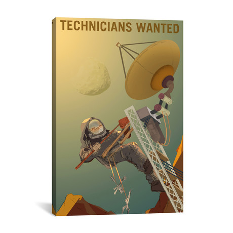 Technicians Wanted (18"W x 26"H x 0.75"D)