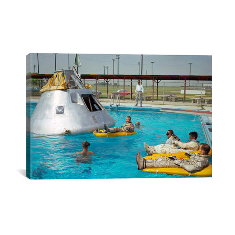 Apollo 1 Astronauts (18"W x 26"H x 0.75"D)