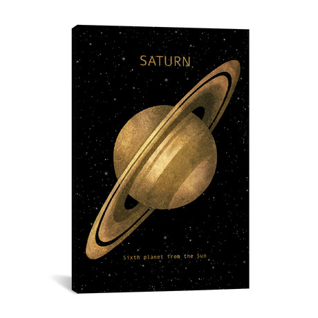 Saturn I (18"W x 26"H x 0.75"D)
