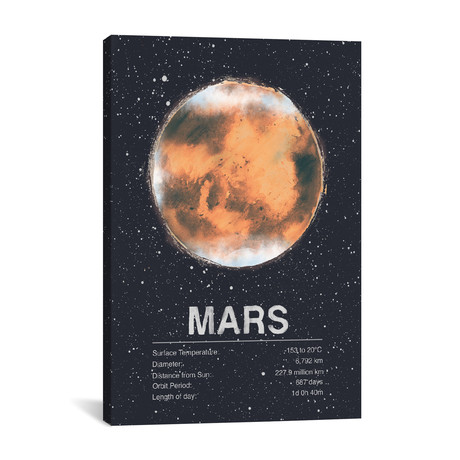 Mars (18"W x 26"H x 0.75"D)