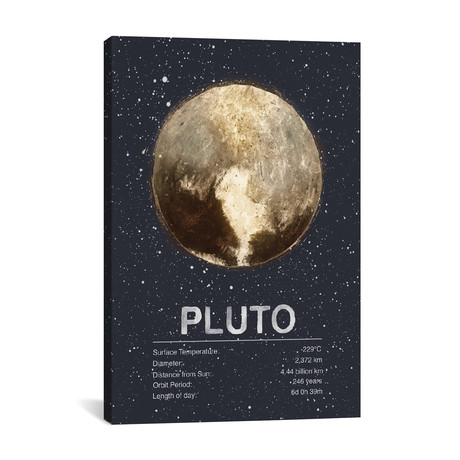 Pluto (18"W x 26"H x 0.75"D)