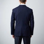 Tailored Fit Notch Lapel Wool Suit Jacket // Indigo (US: 46R)