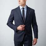 Tailored Fit Notch Lapel Wool Suit // Navy (US: 44R)