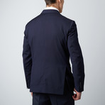 Tailored Fit Notch Lapel Wool Suit Jacket // Navy (US: 38R)