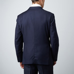 Notch Lapel Wool Suit Jacket // Navy (US: 48R)