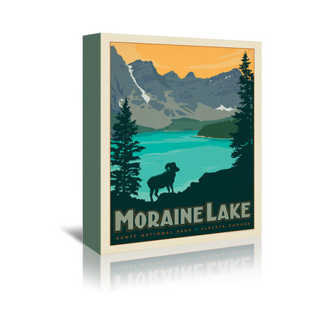 Canada Moraine Lake (7"W x 5"H x 1"D)
