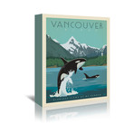 Vancouver, Canada // Orcas (5"W x 7"H x 1"D)