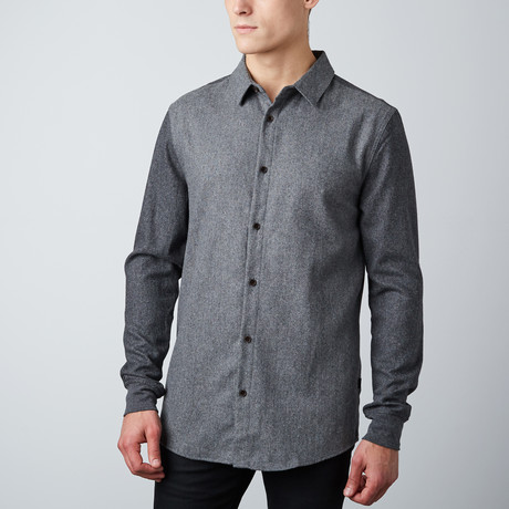 Crawford Button-Up Shirt // Grey (S)