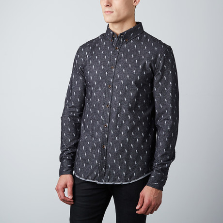 Frank Button-Up Shirt // Charcoal (S)