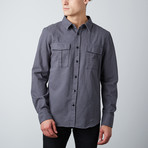 Euclid Button-Up Shirt // Slate (M)