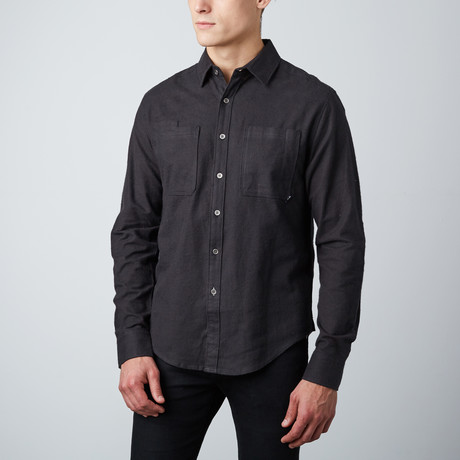 Chandler Button-Up Shirt // Black (S)