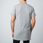 Lennox Longline Tee // Heather Grey (M)