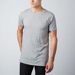 Lennox Longline Tee // Heather Grey (M)