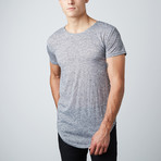 Adams Longline Curved Tee // Heather Grey (XL)