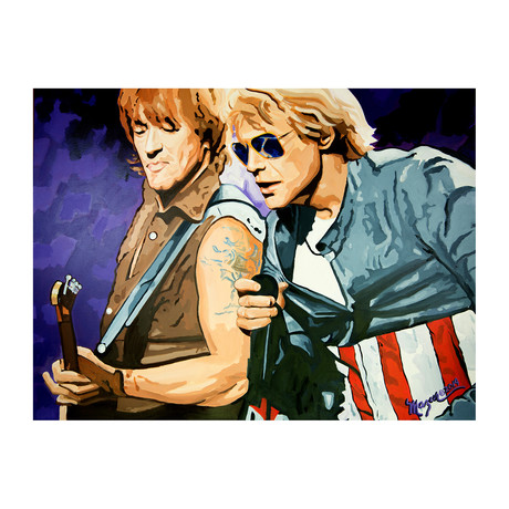 Bon Jovi & Sambora // Exclusive Autographed Print
