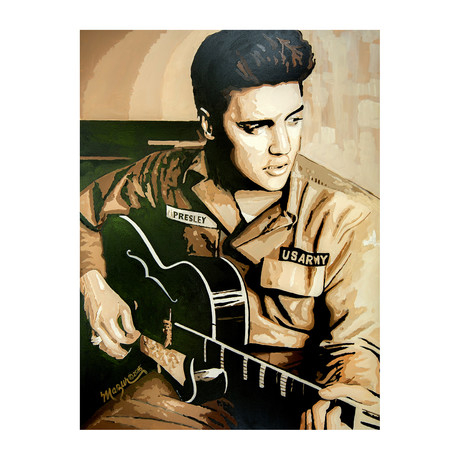 Elvis // Exclusive Autographed Print