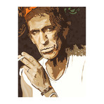 Keith Richards Portrait // Exclusive Autographed Print