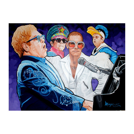 Sir Elton John // Exclusive Autographed Print