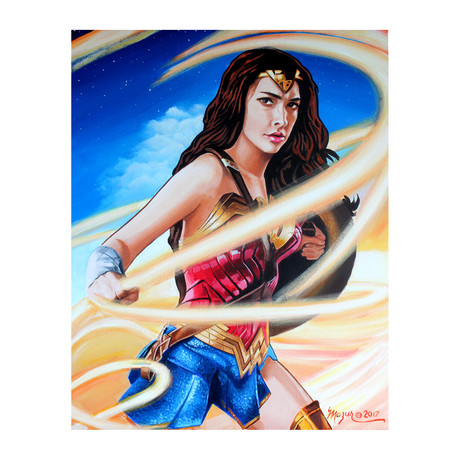 Wonder Woman // Original Oil Painting