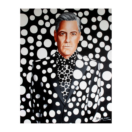 George Clooney // Original Oil Painting