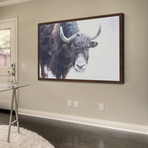 Scruffy Beast Framed Painting Print (18"W x 12"H x 1.5"D)