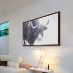 Scruffy Beast Framed Painting Print (18"W x 12"H x 1.5"D)