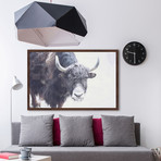 Scruffy Beast Framed Painting Print (18"W x 12"H x 1.5"D)