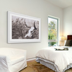 Past Skull Framed Painting Print (18"W x 12"H x 1.5"D)