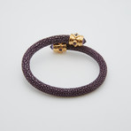 Eternity Amethyst // Yellow Gold + Purple