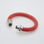 Alix Garnet // White Gold + Chili Red