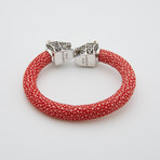 Veles Tigris // White Gold + Chili Red