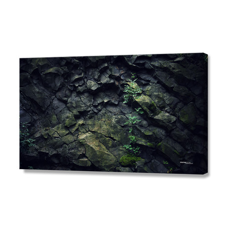 Green // Canvas (16"W x 24"H x 1.5"D)